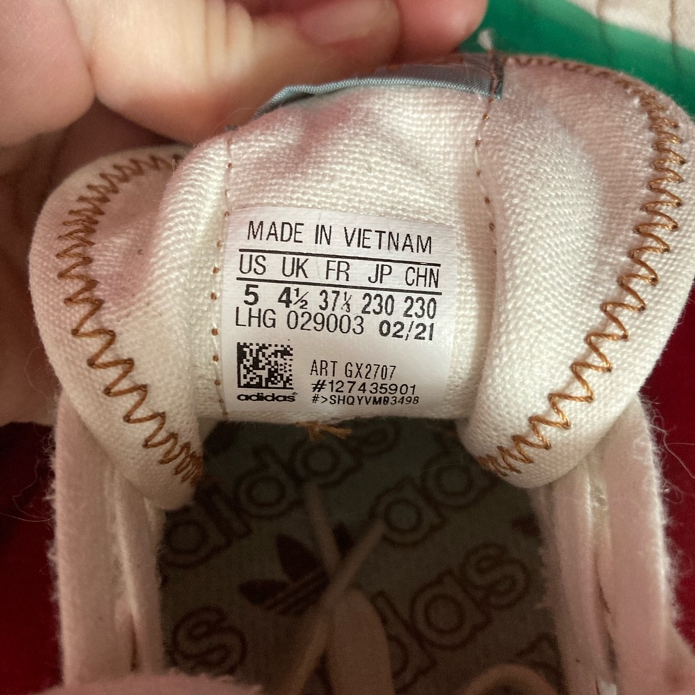 Adidas White and Green Sneakers avocado limited edition shoes - Picture 5 of 5